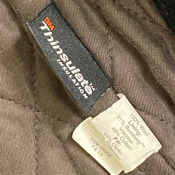 Wallace & Barnes Dark Navy Wool Coat XS - Picture 4 of 4